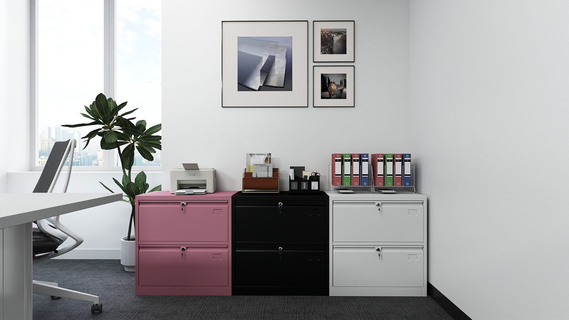 Amazon.com: SUXXAN 2 Drawer File Cabinet, Lateral Filing Cabinet